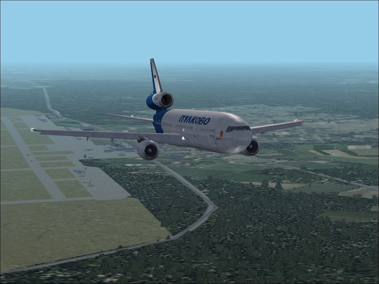 Fs2002 Ffx/Sga Pulkovo Dc-10-30Er This Is A Finctional Textures Repaint Of Ffx/Sga Great G