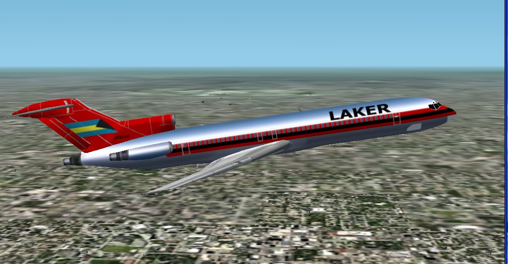 Fs2002 Laker Airways B727-200 This Is A Boeing 727-200 In The Paintscheme Of Laker Airways