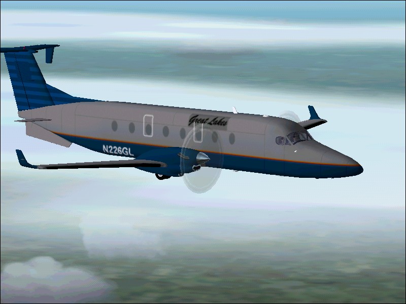 Great Lakes Aviation / United Express Beechcraft 1900D Original Aircraft Design By Mike St