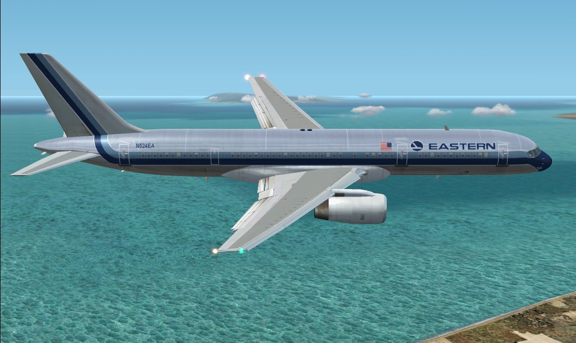 Eastern Textures Repaint - B757-225 N524Ea This Is A Textures Repaint Of N524Ea In Eastern