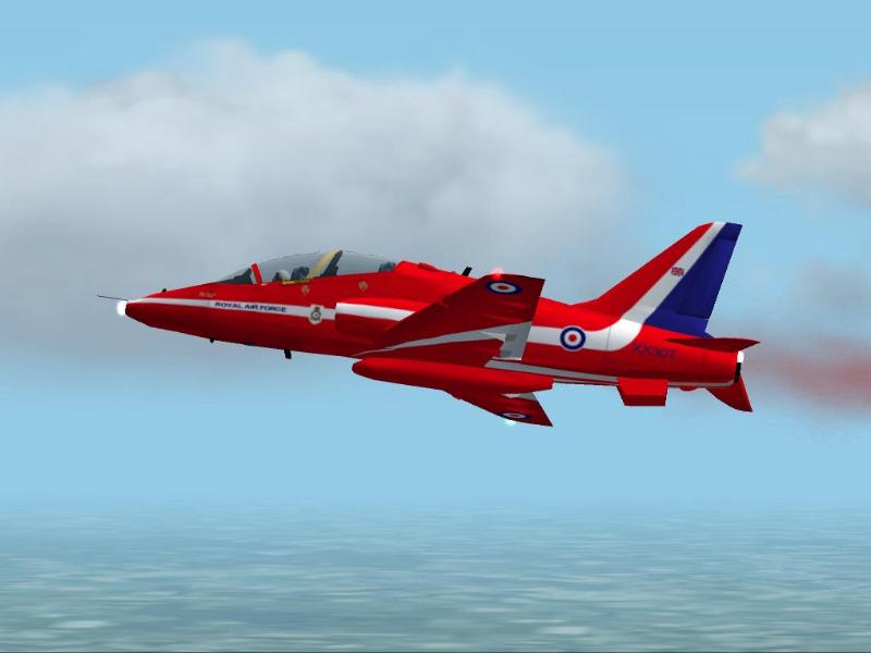 Fs2002 Red Arrows Bae Hawk T.mk1 A Upgrade Fs2002 Lights Fix By Paul Pridwales For Mikko M