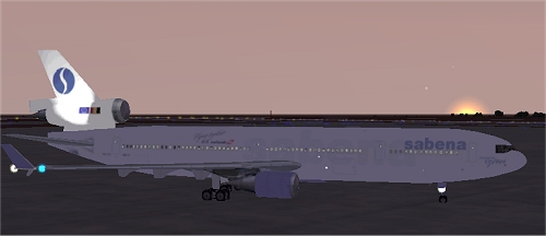 Fs2002 Mcdonnell Douglas Md-11 Sabena Model, Animation And Master Textures By Csi Inc