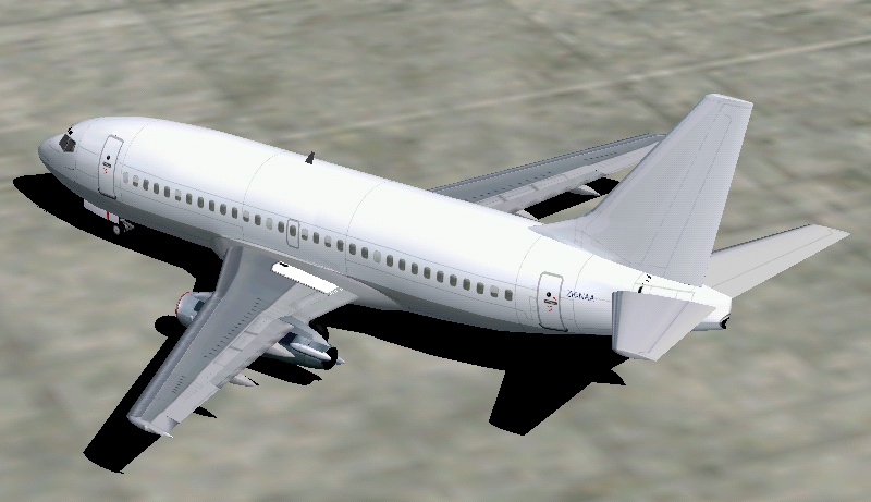 Fs2002 Air New Zealand 737-204 These Textures Represent The 732S After The Air New Zealand