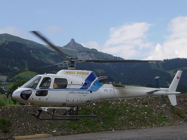 Fs2002 As350B Heli Rezia (Switzerland), Textures Exclusively Original By D.& D