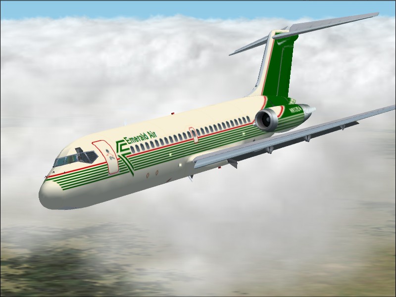 Fs2002 Emerald Air Dc-9-10 Repaint