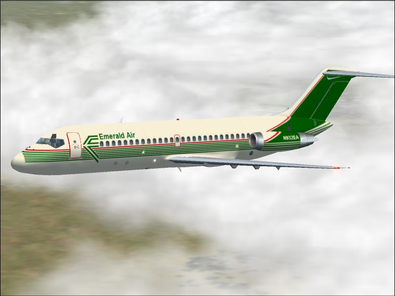 Fs2002 Emerald Air Dc-9-10 Repaint