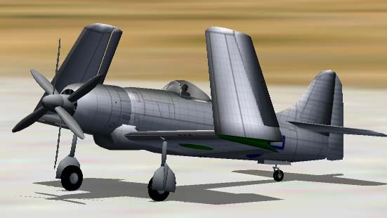 Fs2002Pro/Cfs2 Boeing Xf8B-1 This Plane Was Developed At The End Of Ww2 To Take Advantage