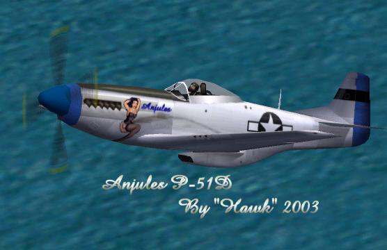 Aof_Anjules Favorite Plane The P-51D Repainted By Robert Hawk