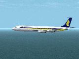 Boeing 707-320C In Singapore Airlines Old Livery, Registration Vr-Hgp; Repainted In 32-Bit — 1