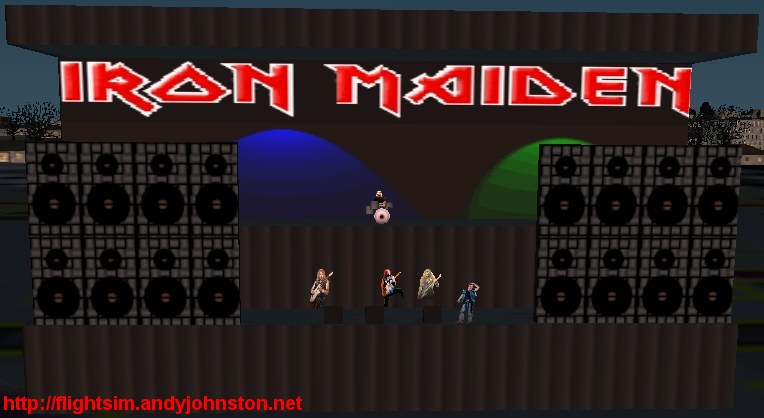 Scenery Macro Allows Scenery Designers To Add Heavy Metal Band Iron Maiden Performing On S