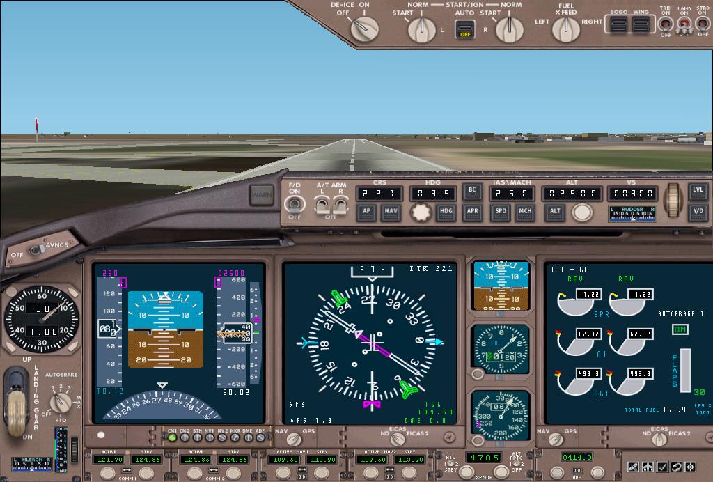 Fs2002 Default 777-200 Panel Enhancements A Rearangement Of The Default Panel And Gauges/I