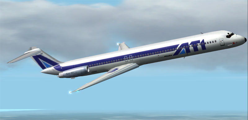 Mcdonnell Douglas Md80 Ati - Città Di Lucca I-Davc For Fs2002 Textures Repaint By Massimil