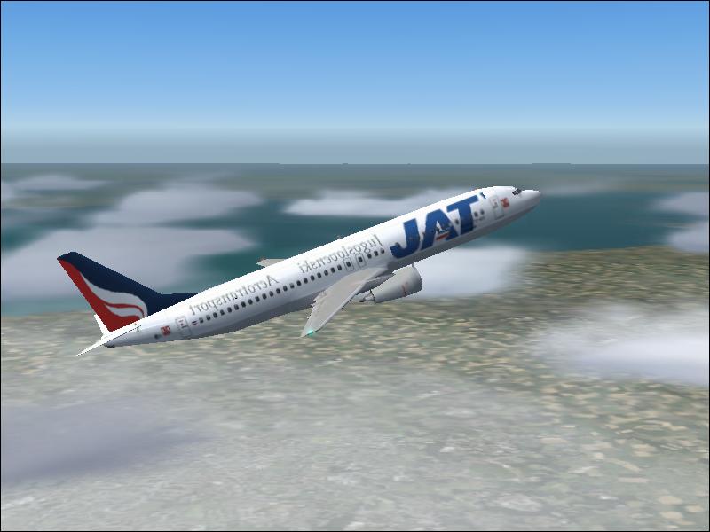 Fs2004 Boeing 737-400 Yugoslav Airlines Jat This Is A Textures Repaint Of The Original 737