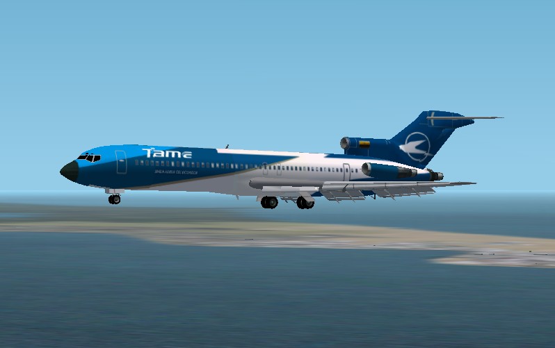 Fs2002 Aircraft Tame B727-230 Adv (New Colors) By Sebastian Iturralde
