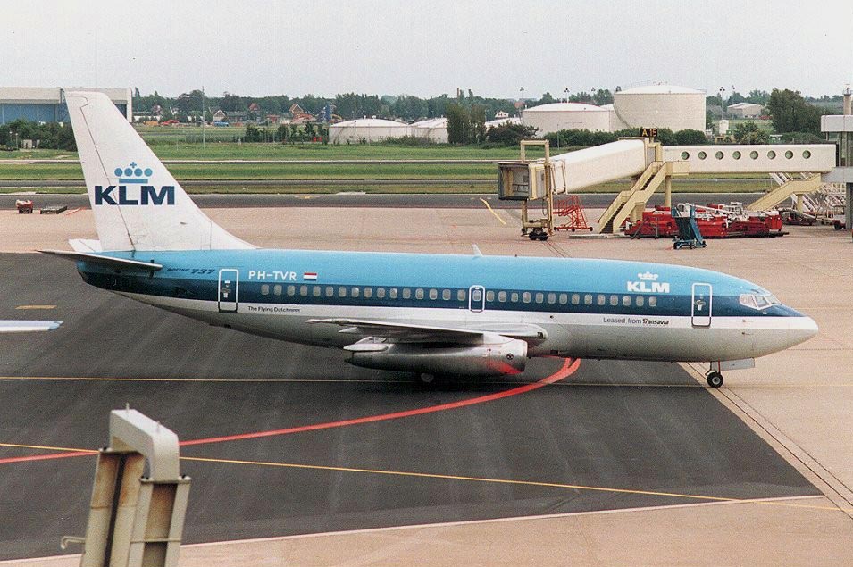 Boeing 737-200 Klm Royal Dutch Airlines Registration: Ph-Tvr ( Leased From Transavia ) Mod