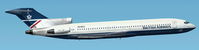 Fs2002 Aircraft This Is A Textures Repaint Of Ffx Boeing 727-200 In The Colour British Air