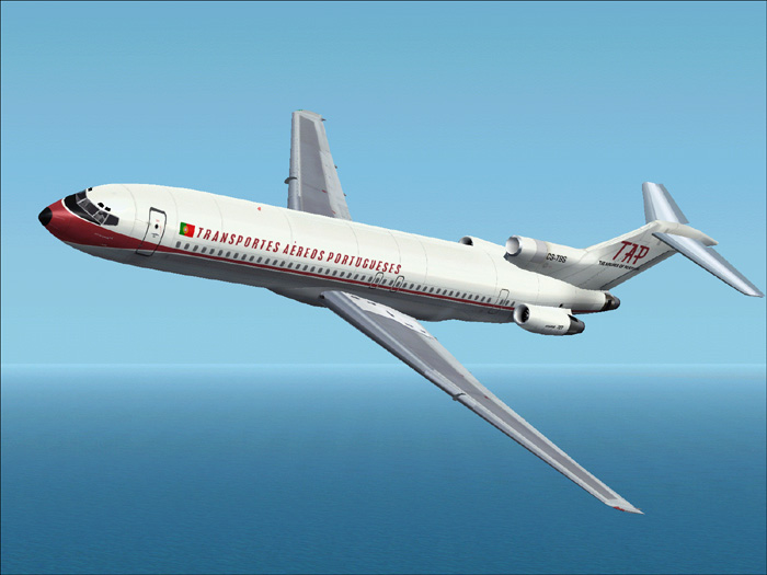 Fs2002 Aircraft This Is A Textures Repaint Of Ffx Boeing 727-200 In The Colour Of Tap Old
