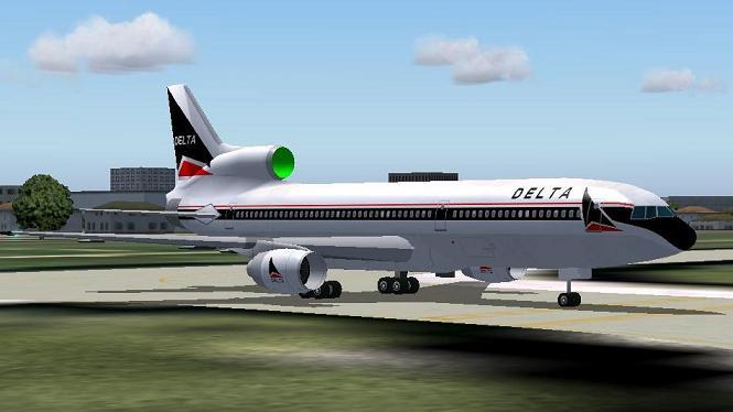 Fs2004/02 Lockheed L1011-500 Designed For Ai Traffic