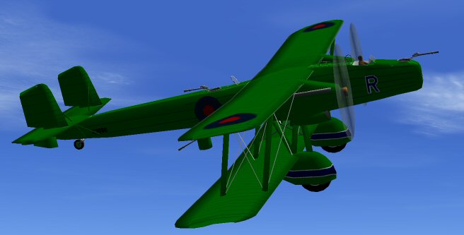Fs2004 Handley Page Hp-50 Heyford The Heyford Was The Last Biplane Bomber Used By The Raf
