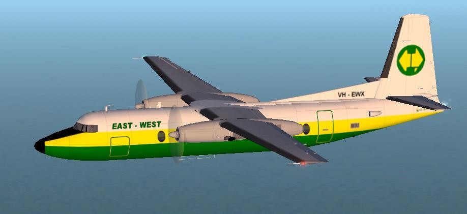 Fs2002 Fokker F-27 Mk 200 This Is A Textures Repaint Of Mike Stones Fokker F-27 Mk 200 In