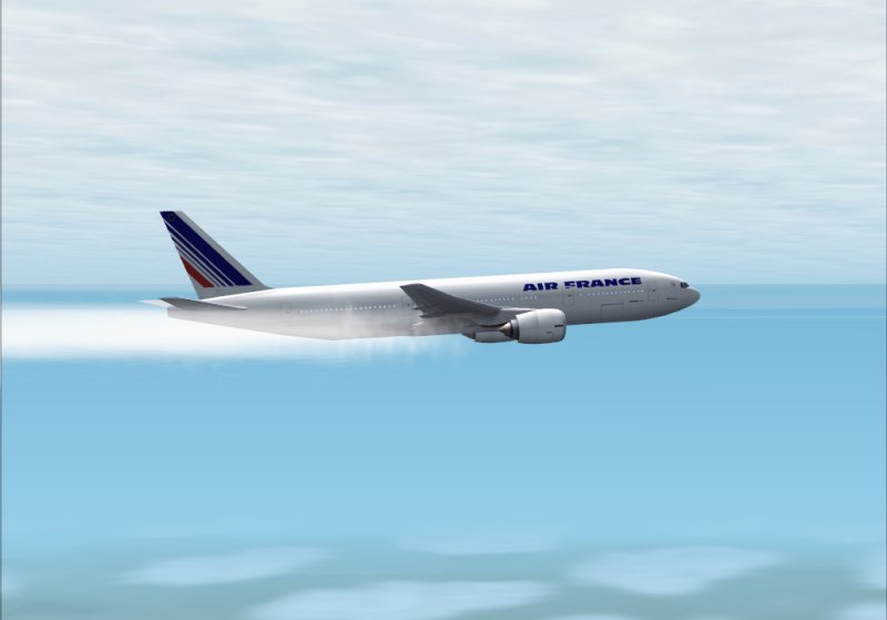 Fs2002 Air France B777-200 Fspainter Model (Http://Www.fspainter.projectai.com/) In The Ai