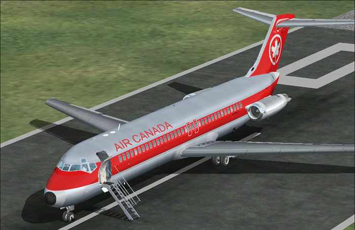 Flight 1 Iron Knuckles Dc-9-32 Air Canada C-Fbkt Text-O-Matic Template By Ryan Argue This