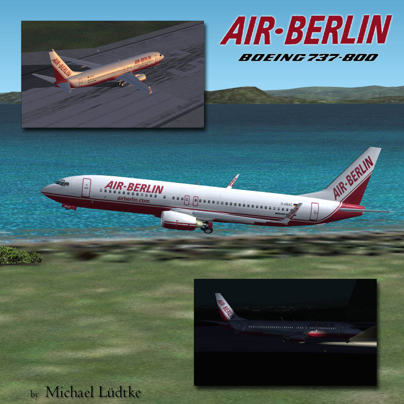 Flightfx Design Group Fs2002 Air Berlin Boeing 737-800