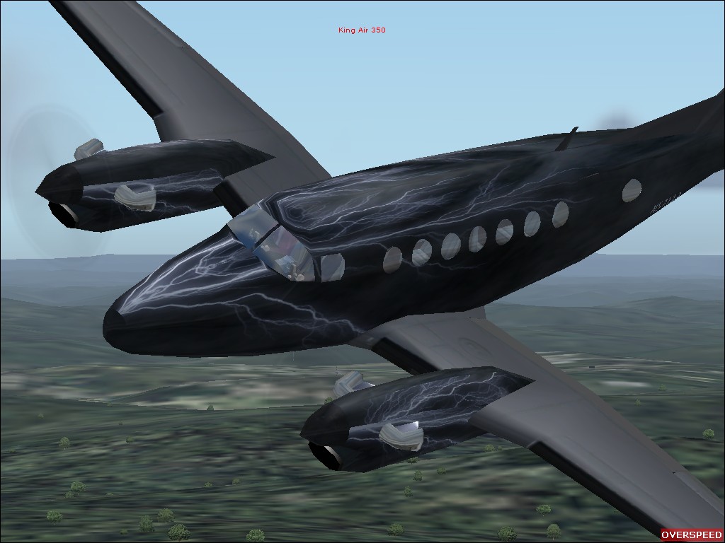 Fs2004 Beechcraft King Air 350 Thunderking This Is Repainted Textures Of The Msfs Default