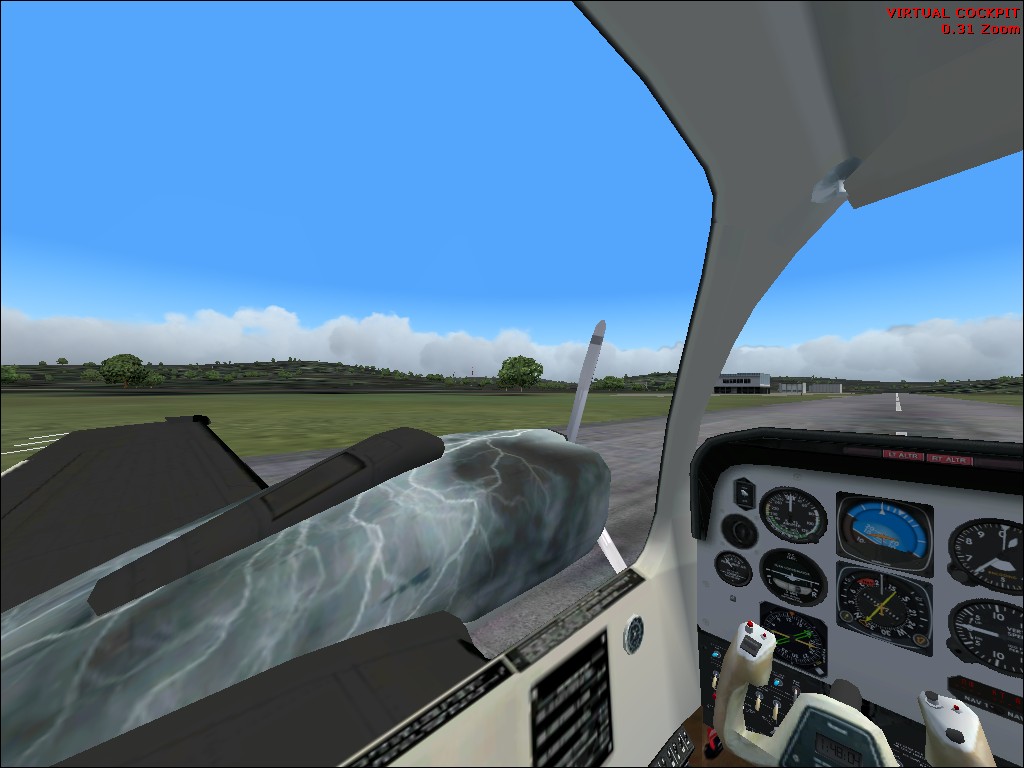 Fs2004 Beechcraft Baron 58 Thunderbaron This Is A Textures Repaint Of The Default Fs2K4 Be
