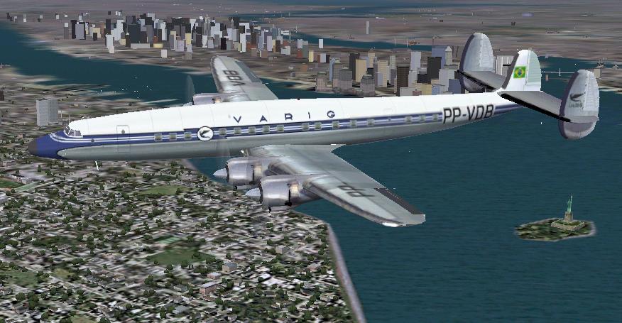 Fs2002 Varig Super G Constellation (No Wing Tanks)