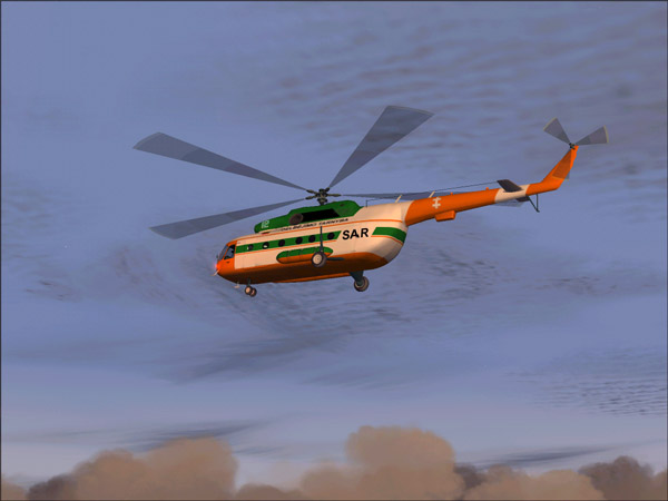 Fs2002/Fs2004 Mil Mi-8T Lithuanian Sar Mil Mi-8T Repainted In The Livery Of Lithuanian Sea