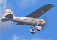 Fs2004 Lockheed Vega 5B Lituanica Ii A Textures Repaint For The Default Lockheed Vega In T