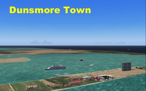 Fs2004 Scenery Myeh North Harbour, Bahamas Includes Airport, Dunsmore Town, Hawk Point, Br