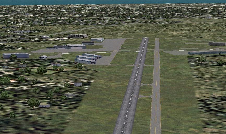 Fs2004 Scenery-Monmouth Executive Airport (Kblm) Used To Be The Army Air Field For Fort Mo — 1