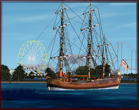 Fs2002 Scenery City Of Montreal Scenery 2 Hm Bark Endeavour By: Mike Hill/Leon Louis