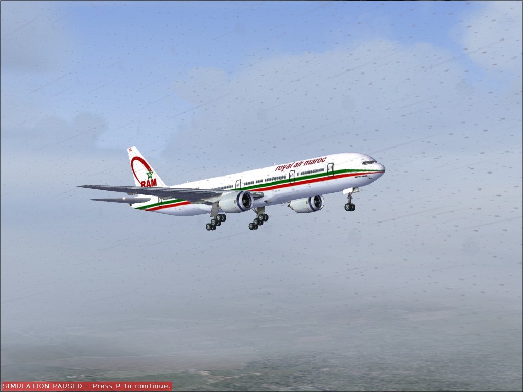 Fs2004 Boeing 777-300 Royal Air Maroc By Mouline Yacir All Rights Are Reserved