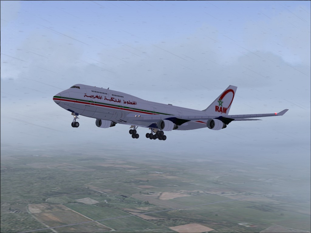 Fs2004 Boeing 747-400 Royal Air Maroc By Mouline Yacir All Rights Are Reserved