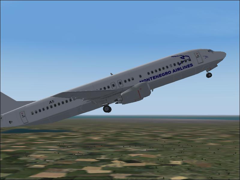 Fs2004 Boeing 737-400 Montenegro Airlines