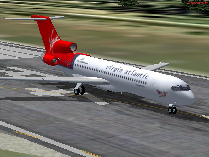 Fs2002/Fs2004 Virgin Atlantic 727-200 This Airline Had Used This Type Of Aircraft The Pain