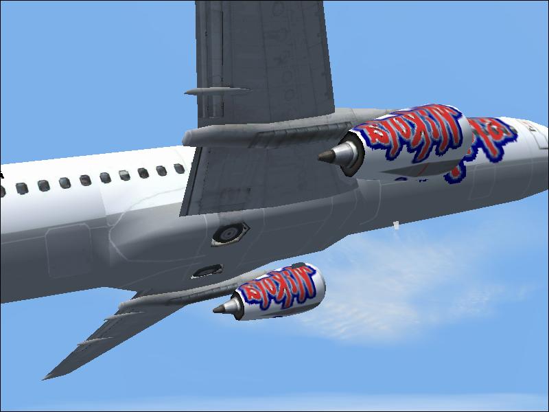 Fs2004 Boeing 737-400 Nikola Airlines This Is A Textures Repaint Of The Original 737-400 I