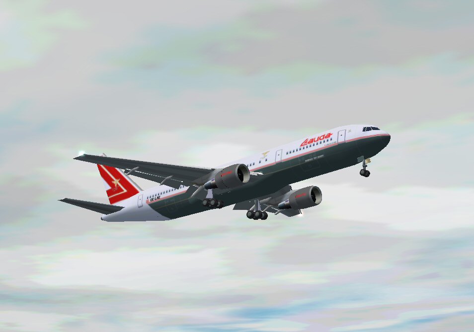 Fs2002 Fspainter Boeing 767-300 In Lauda Airlines, Registration #Oe-Lae; Done In 32-Bit Re
