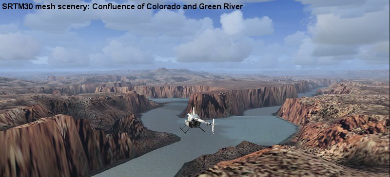Fs2004 Canyonlands National Park, Utah - Srtm_1Arcsec Terrain Mesh Author: Andreas Trawny