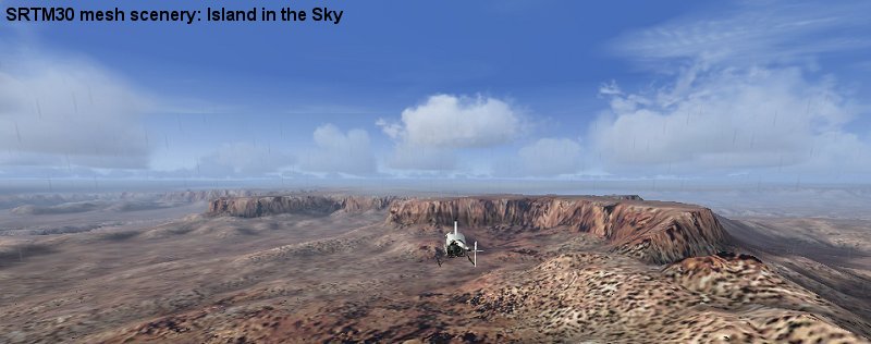 Fs2004 Canyonlands National Park, Utah - Srtm_1Arcsec Terrain Mesh Author: Andreas Trawny