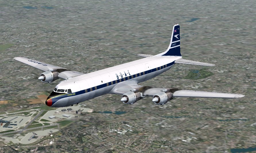 Fs2004 Boac Dc-7C And Dc-7Cf