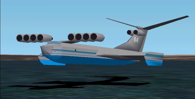 Fs2002 Km Ekranoplan Caspian Sea Monster, A Different, Unusual Craft!