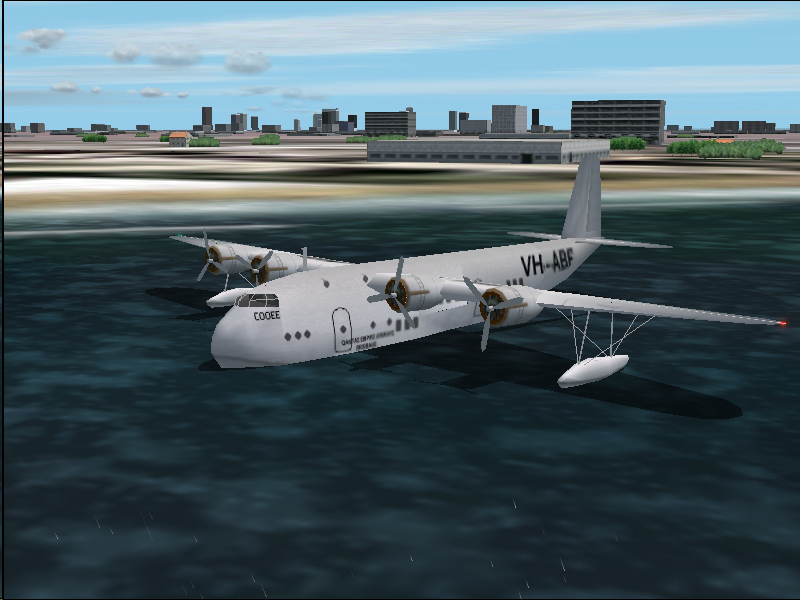 Qantas Short S.23 Empire Vh-Abf Cooee For Microsoft Flight Simulator 2002 Original By Harr — 1