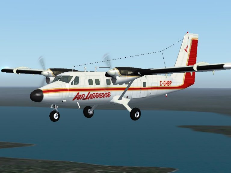 Fs2002 Project Globetwotter Dhc6-300, Air Labrador, Reg_Id C-Ghbp