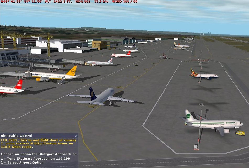 Fs2002 Edds Afcad File For Stuttgart-Echterdingen, Germany - Exclusively For Use With Germ