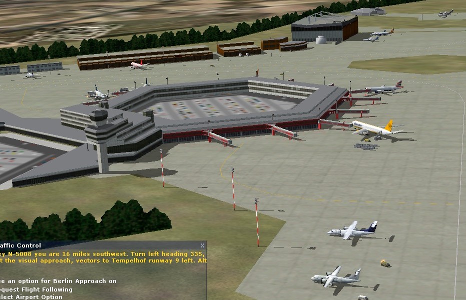 Fs2002 Eddt Afcad File For Berlin-Tegel, Germany - Exclusively For Use With German Airport