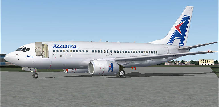 Azzurra Air Pmdg737-73S Fs2004/2002 Azzurra Air Texture Files For The Pmdg737-700
